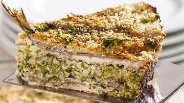 Receita de Torta prática de sardinha, brócolis e queijo - Ormuzd Alves