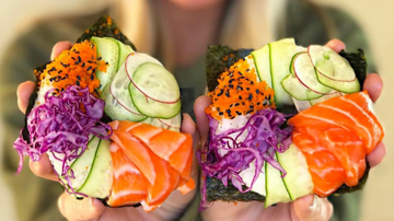 Donuts de sushi feitos por Sam Murphy - Reprodução/Instagram