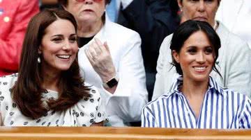 Kate Middleton e Meghan Markle assistindo jogo de tênis - Reprodução/Instagram