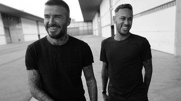 David Beckham posta foto com Neymar - Reprodução/Instagram