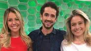 Bárbara Coelho (nova apresentadora), Felipe Andreoli e Fernanda Gentil - Reprodução/Instagram