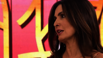 Fátima Bernardes durante programa - Reprodução/TV Globo