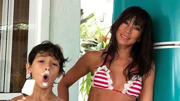 Danni Suzuki ao lado do filho, Kauai - Reprodução/Instagram
