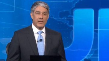 William Bonner, âncora do Jornal Nacional. - TV Globo