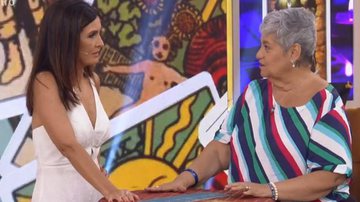 Fátima Bernardes recebeu taróloga - Reprodução/TV Globo