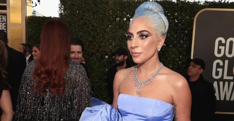 Lady Gaga usa colar avaliado em R$ 18 milhões no Globo de Ouro - Getty Images