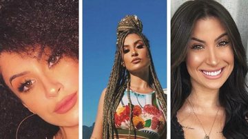 Três versões de Bianca Andrade: cabelo afro, com trança e ao natural - Montagem/Reprodução/Instagram