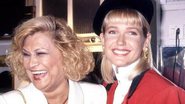 Xuxa e Hebe nos bastidores do 'Programa da Xuxa', em 1993 - Reprodução/Instagram
