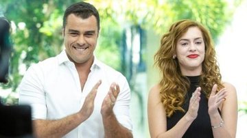 Joaquim Lopes e Sophia Abrahão eram os apresentadores do programa que trazia os bastidores dos Estúdios Globo. - Instagram/ TV Globo