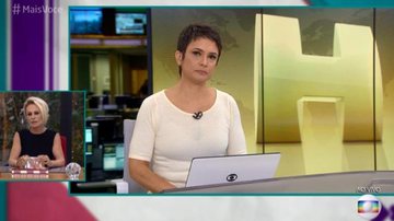 Ana Maria Braga e Sandra Annenberg emocionam-se ao relembrar do jornalista - Reprodução/Tv Globo
