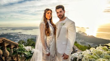 Romana Novais e Alok se casaram no pé do Cristo Redentor por volta das 5 da manhã - Reprodução/Instagram