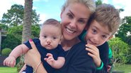 Ana Hickmann com o sobrinho, Francisco, e o filho, Alexandre - Reprodução/Instagram