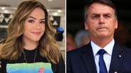 Maisa Silva e Jair Bolsonaro. - Reprodução/ Instagram