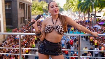 Anitta no desfile do Bloco das Poderosas, no Rio de Janeiro (RJ) - Manuela Scarpa/Brazil News