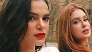 Bruna Marquezine e Marina Ruy Barbosa atuaram juntas na novela "Deus Salve O Rei" - Reprodução/Instagram