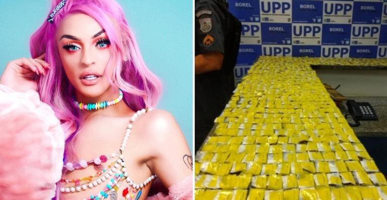 Mais de 700 papelotes de cocaína é apreendido por policiais da UPP Borel. - Reprodução/ Instagram/ PMERJ