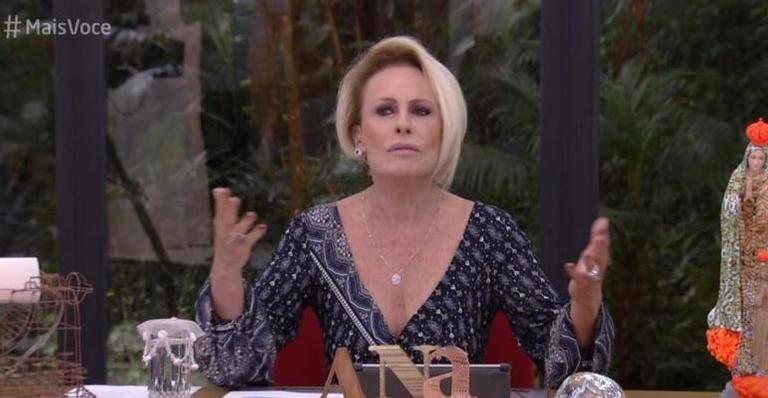 Ana Maria Braga abriu o Mais Você com indignação sobre PM que agrediu dona de lanchonete - Reprodução/TV Globo