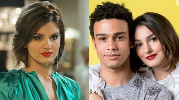 Vanessa (Camila Queiroz), Diego (Sérgio Malheiros) e Larissa (Marina Moschen). - João Cotta/ TV Globo