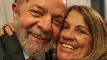 Tássia Camargo e o ex-presidente Luís Lula da Silva. - Reprodução/ Instagram