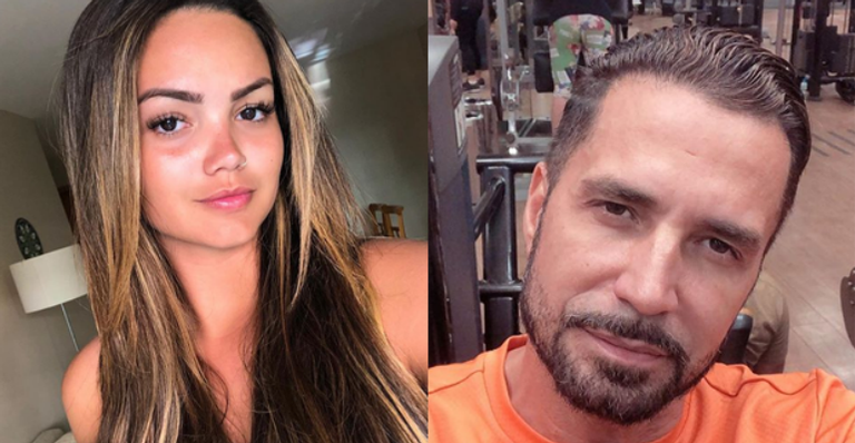 Suzanna Freitas e o pai biológico, Latino. - Reprodução/ Instagram