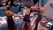 Hariany briga com Paula e Carol tenta separar discussão - Reprodução/Globoplay