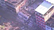 Dois prédios desabam na zona oeste do Rio - Reprodução/TV Globo