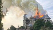 A Catedral de Notre Dame foi atingida pelas chamas. - Reprodução/ Instagram