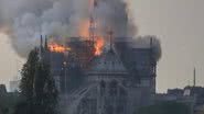 A igreja foi consumida por chamas que levaram nove horas para serem contidas - Reprodução/Instagram