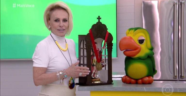 Ana Maria Braga reforçou o Dia de Santo Expedito no "Mais Você" - Reprodução/Tv Globo