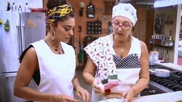 Juliana aprendeu diversas técnicas como aeração de bolos e diversas formas de como untar recipientes - Reprodução/Tv Globo