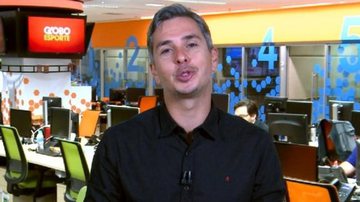 Ivan Moré aparece com os olhos marejados em chamada do Globo Esporte - Reprodução/Tv Globo