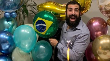 Kaysar Dadour comemora vinda ao Brasil - Reprodução/Instagram