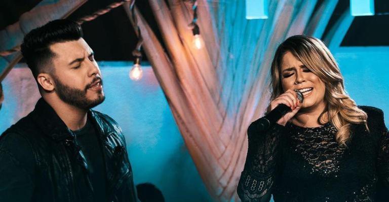 Murilo Huff e Marilia Mendonça gravaram a música 'Dois Enganados' - Reprodução/Instagram