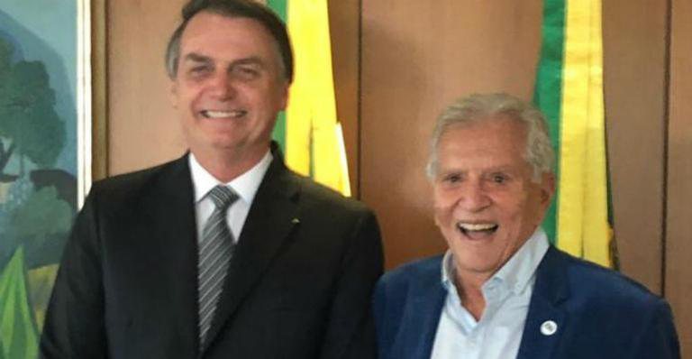 Carlos Alberto de Nóbrega e Bolsonaro - Reprodução/Instagram