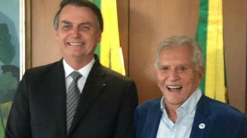 Carlos Alberto de Nóbrega e Bolsonaro - Reprodução/Instagram