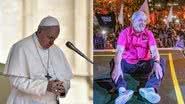 Papa Francisco enviou uma carta ao ex-presidente - Reprodução/Instagram