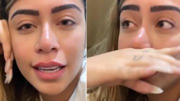 Rafaella Santos chora ao falar de acusação de estupro contra o irmão, Neymar. - Reprodução/ Instagram
