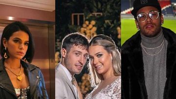 Atleta e atriz parabenizaram o casamento de Carol Dantas e Vinícius Martinez - Torin Zanette/Reprodução/Instagram
