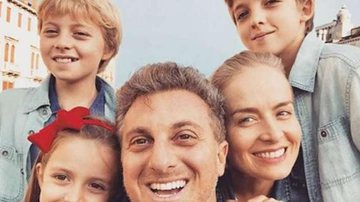Luciano Huck e Angélica com seus três filhos - Reprodução/Instagram
