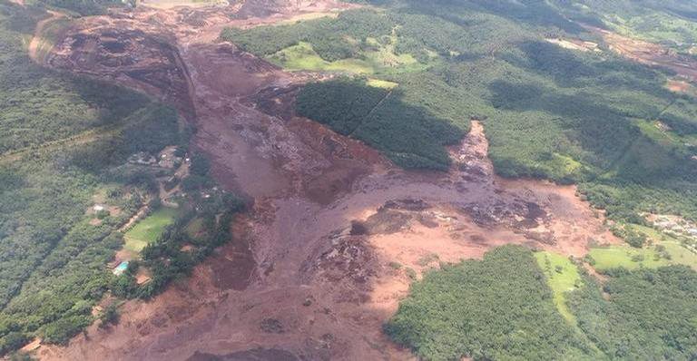 Rompimento da barragem em Brumadinho - Divulgação