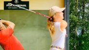 Angélica pratica golfe durante férias na Europa - Reprodução/Instagram