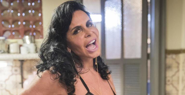 Gretchen interpreta Gina em 'A Dona do Pedaço' - João Miguel Jr./Divulgação/TV Globo
