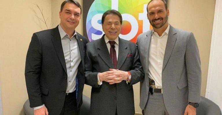 Fleavio e Eduardo Bolsonaro vão ao 'Jogo das três pistas'. - Reproduçnao/ Instagram