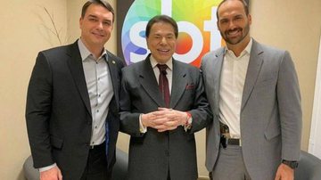 Fleavio e Eduardo Bolsonaro vão ao 'Jogo das três pistas'. - Reproduçnao/ Instagram
