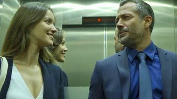 Fabiana (Nathalia Dill) e Agno (Malvino Salvador) em cena de 'A Dona do Pedaço'. - TV Globo.