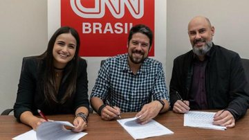 Mari Palma e Phelipe Siani assinam com a CNN Brasil - Divulgação/CNN Brasil