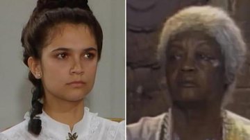 Sandra Annemberg e Ruth Souza atuaram na novela 'Pacto de Sangue', em 1989 - Reprodução