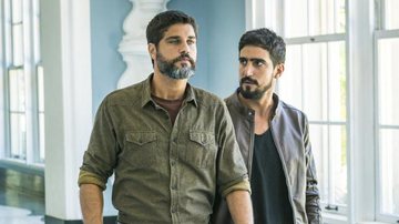 Hussein (Bruno Cabrerizo) e Jamil (Renato Góes) - Paulo Belote/Globo