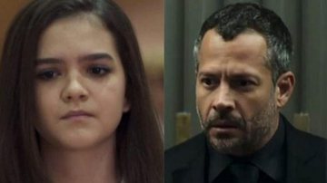Cássia (Mel Maia) descobre que Agno (Malvino Salvador) é gay em 'A Dona do Pedaço'. - TV Globo