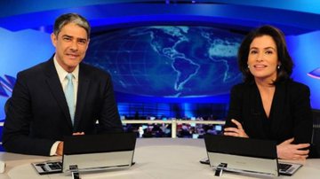 William Bonner e Renata Vasconcellos - Reprodução/TV Globo